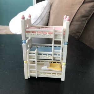 calico critters triple bunk bed